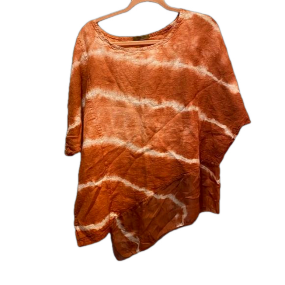 Beyond Capri | Tops | Beyond Capri Top Tie Dye Linen and cotton mix